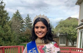 Vaidehi Dongre from Michigan crowned Miss India USA 2021