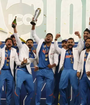 India win the Champions Trophy 2025
