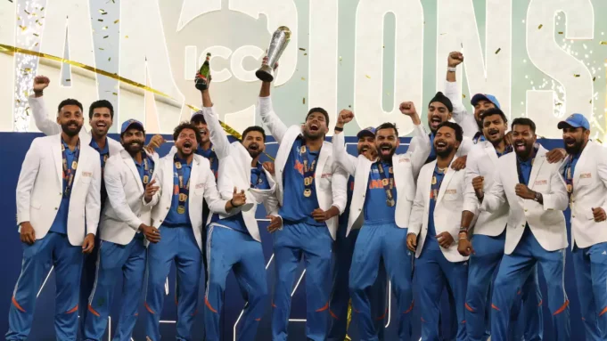 India win the Champions Trophy 2025